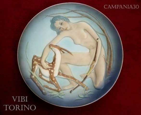 CRE39 - PIATTO "DIANA" VIBI TORINO - LE COLLEZIONI  DI CAMPANIA30