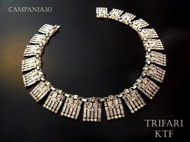 CN204 - COLLIER BRILLANTI "KTF - TRIFARI" ANNI '30 - LE COLLEZIONI  DI CAMPANIA30