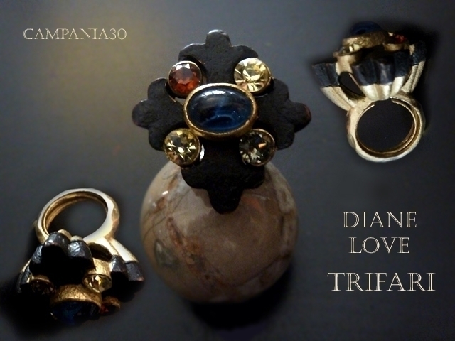 AR9 - ANELLO "ROMANESQUE" DIANE LOVE TRIFARI - LE COLLEZIONI  DI CAMPANIA30