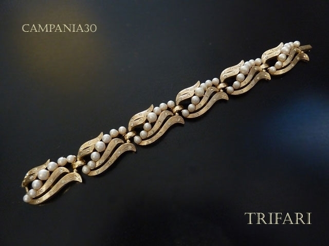 BB117 - BRACCIALE TRIFARI CON PERLE - LE COLLEZIONI  DI CAMPANIA30