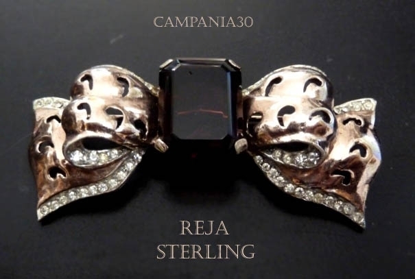 SB1131 - SPILLA FIOCCO STERLING REJA ANNI '40 - LE COLLEZIONI  DI CAMPANIA30