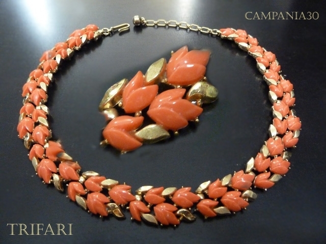 CN467 - COLLIER TRIFARI CORALLO ANNI '50 - LE COLLEZIONI  DI CAMPANIA30