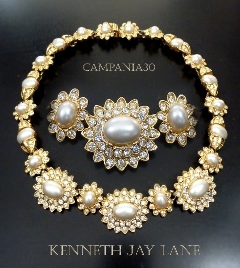 CN492 - COLLIER "JACKIE" KENNETH JAY LANE ANNI 90 - LE COLLEZIONI  DI CAMPANIA30