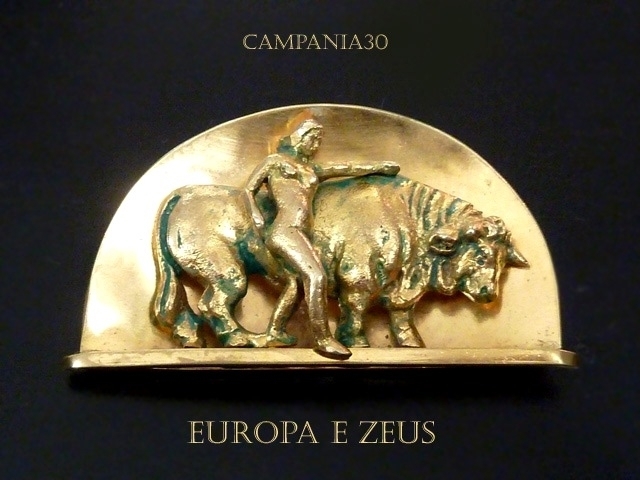 SB1238 - SPILLA EUROPA E ZEUS ANNI '40 - LE COLLEZIONI  DI CAMPANIA30