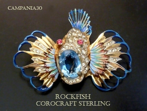 SB1563 - SPILLA CORO "ROCKFISH" ANNI '40 - LE COLLEZIONI  DI CAMPANIA30