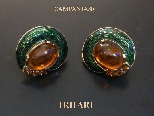 OE174 - ORECCHINI TRIFARI "L'ORIENT" - LE COLLEZIONI  DI CAMPANIA30