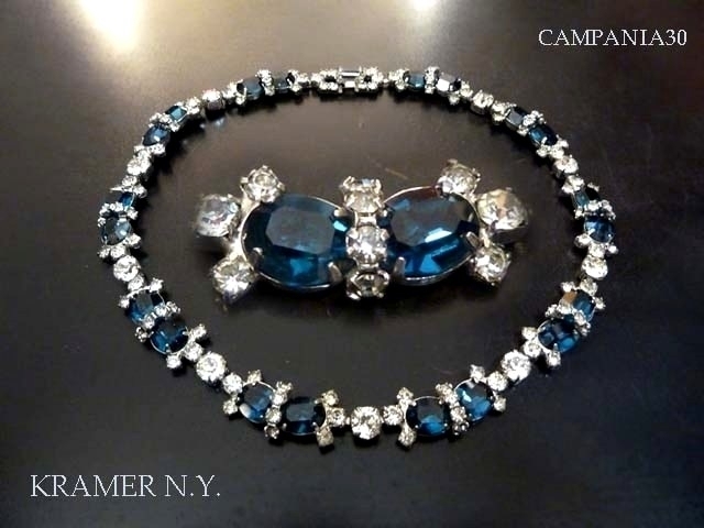 CN725 - COLLIER ZAFFIRI "KRAMER N.Y." ANNI '50 - LE COLLEZIONI  DI CAMPANIA30