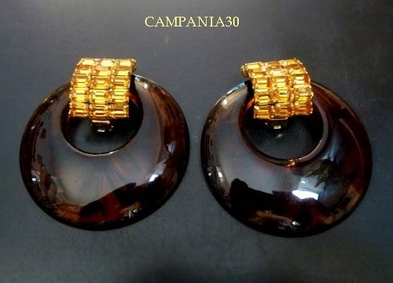 OE177 - GRANDI ORECCHINI ANNI '70 - LE COLLEZIONI  DI CAMPANIA30