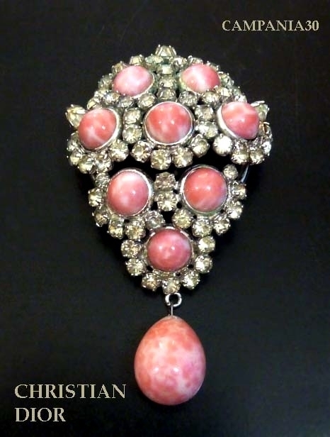 SB1803 - GRANDE SPILLA "CHRISTIAN DIOR" ANNI '60 - LE COLLEZIONI  DI CAMPANIA30