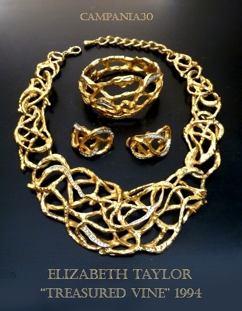 PS273 - PARURE "TREASURE VINE" ELIZABETH TAYLOR AVON 1994 - LE COLLEZIONI  DI CAMPANIA30