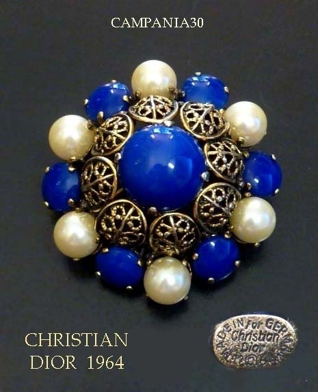 SB1829 - SPILLA "CHRISTIAN DIOR" 1964 - LE COLLEZIONI  DI CAMPANIA30