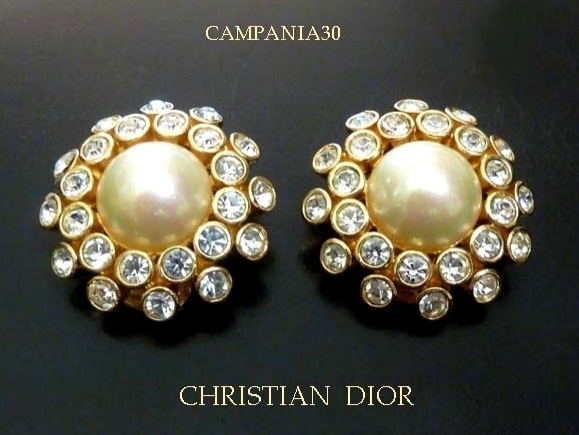 OE183 - ORECCHINI "CHRISTIAN DIOR" ANNI '80 - LE COLLEZIONI  DI CAMPANIA30