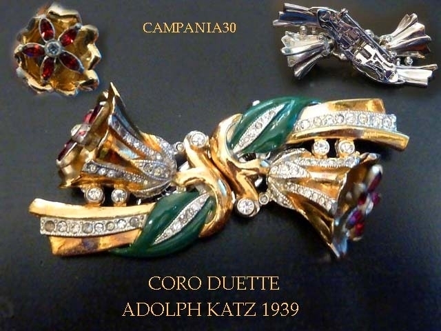 SB1846 -  SPILLA CORO "DUETTE" 1939 - LE COLLEZIONI  DI CAMPANIA30