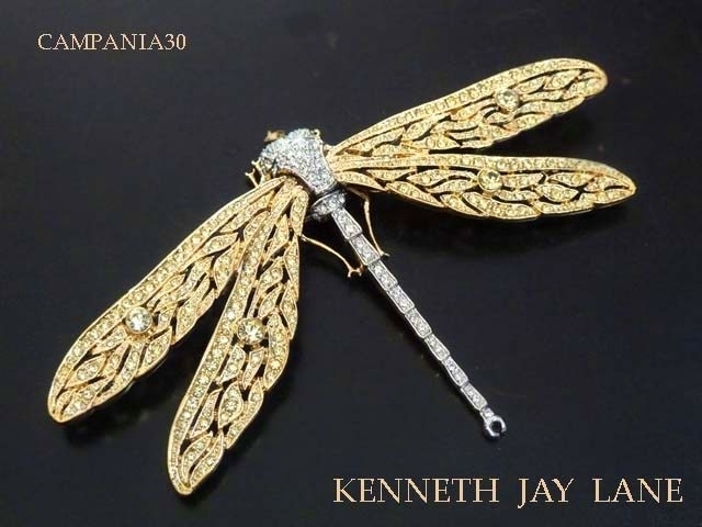 SB1876 - GRANDE SPILLA LIBELLULA "KENNETH JAY LANE" ANNI 2000 - LE COLLEZIONI  DI CAMPANIA30