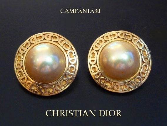 OE191 - GRANDI ORECCHINI "CHRISTIAN DIOR" ANNI '90 - LE COLLEZIONI  DI CAMPANIA30