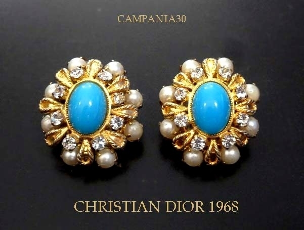 OE196 - ORECCHINI "CHRISTIAN DIOR" 1968 - LE COLLEZIONI  DI CAMPANIA30